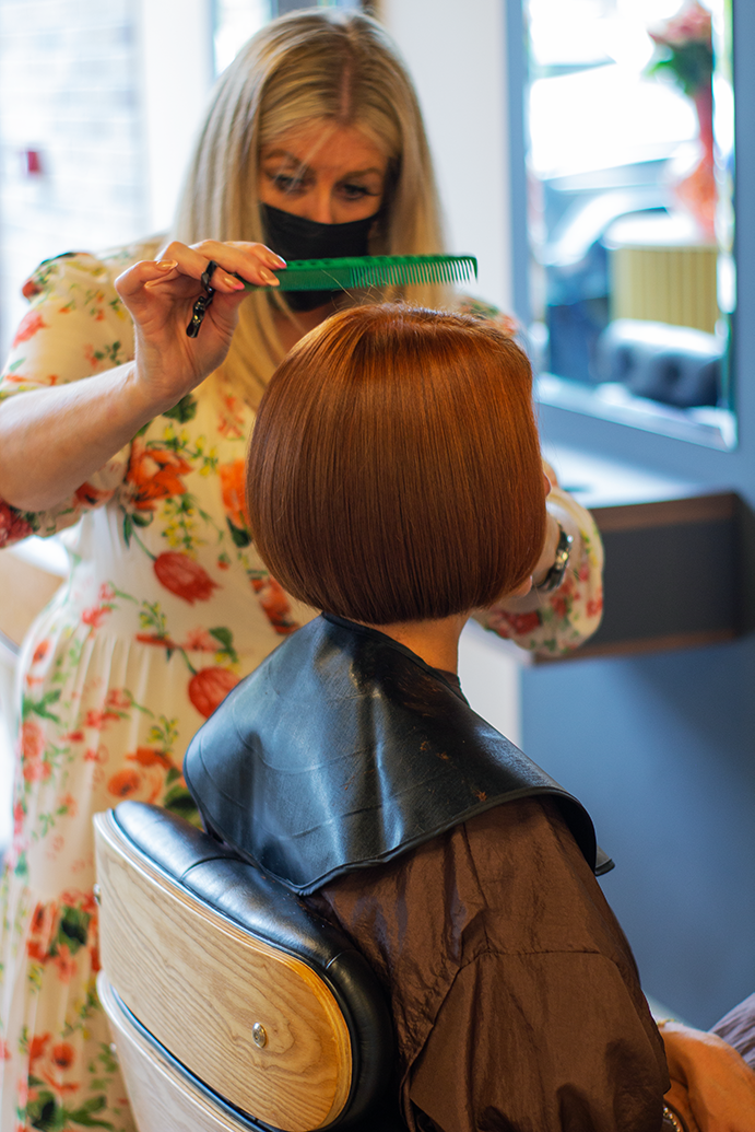 Concrete Rose Hair Salon in Stockbridge Edinburgh
